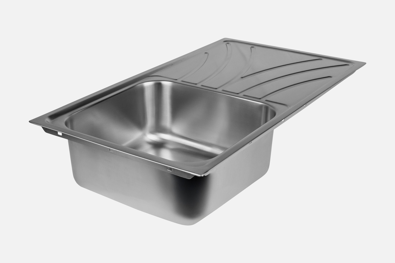 NCE Square Sink With Drainer 780x440x180mm
