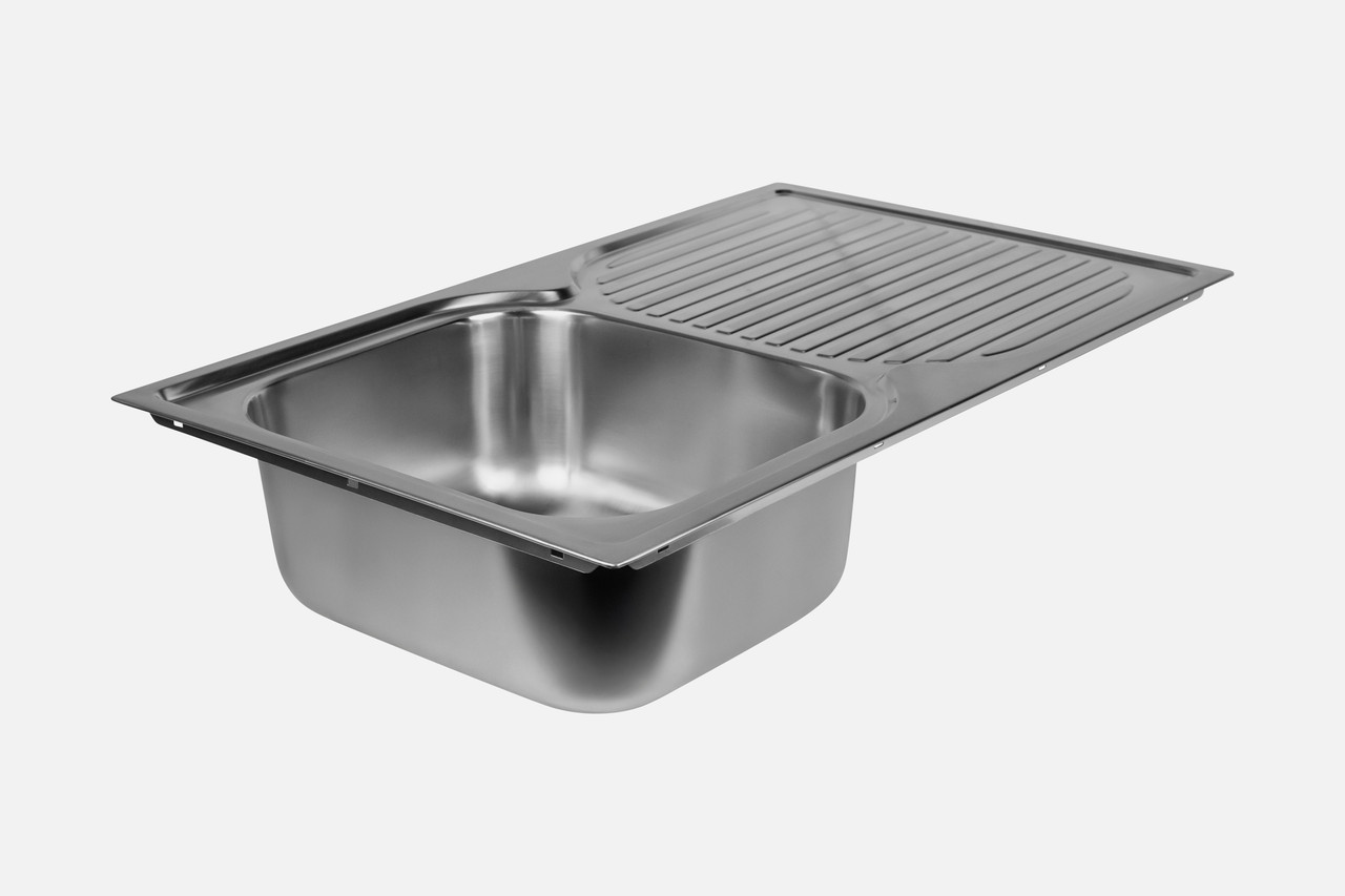 NCE Square Sink With Drainer 780x480x180mm