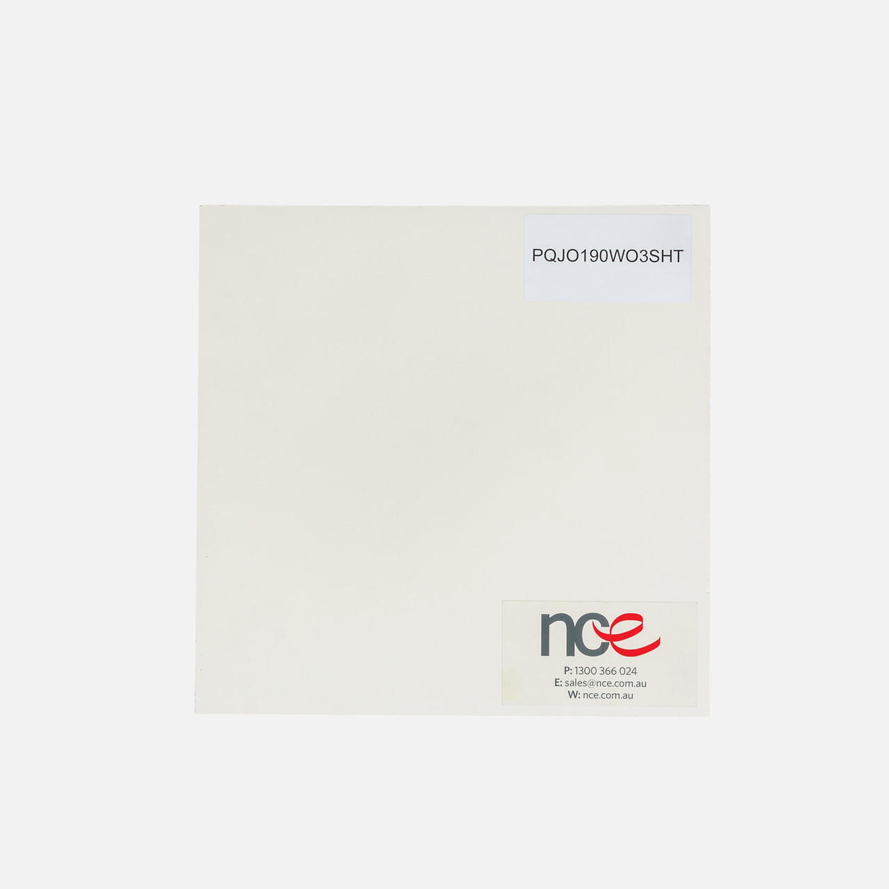 NCE Single-Sided PVC Panel 19mm