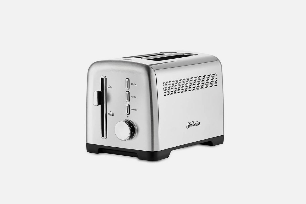 SUNBEAM 2 Slice Toaster Stainless Steel