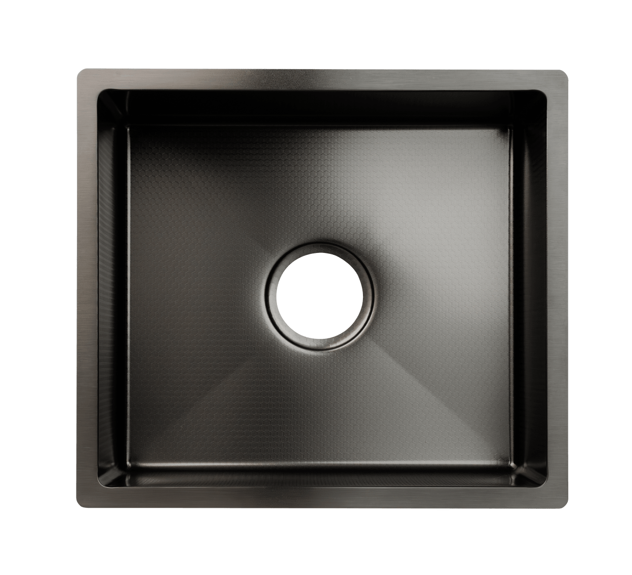 NCE Nano Black Sink Honeycomb Bowl 460x410x200mm