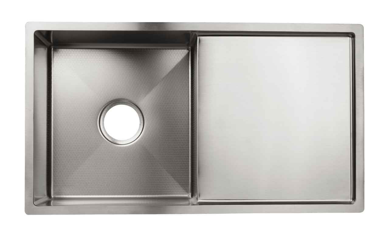 NCE Stainless Steel Sink Satin Honeycomb Bowl 780x440x200mm