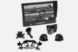 NCE Quad Reverse Camera Kit with 7" Monitor