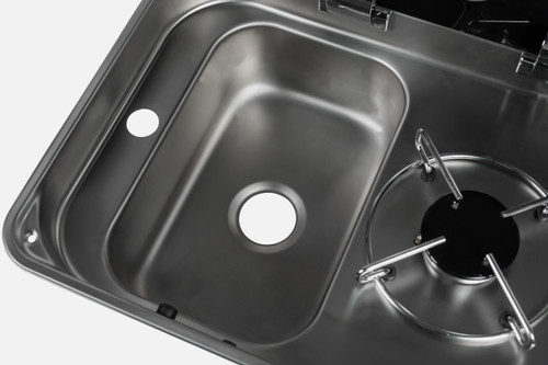 CAN 1 Burner Gas Stove & Sink Left