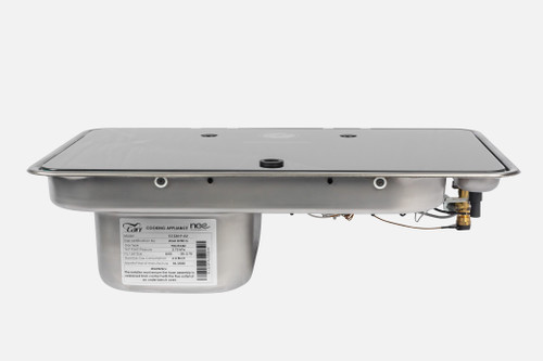 CAN 1 Burner Gas Stove & Sink Left Piezo