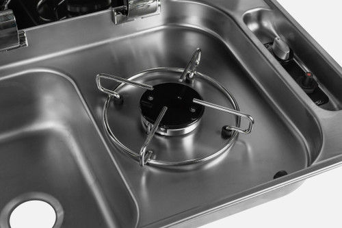 CAN 1 Burner Gas Stove & Sink Left Piezo