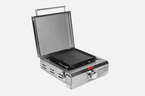 SMITH'S Portable BBQ Inbuilt Flat Lid