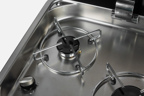 CAN 2 Burner Gas Stove & Sink Right