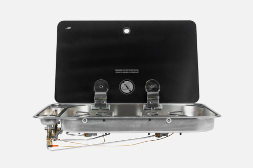 CAN 2 Burner Gas Stove Manual Ignition