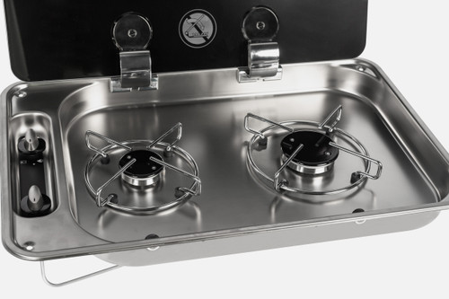 CAN 2 Burner Gas Stove Manual Ignition
