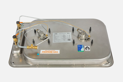 CAN 2 Burner Gas Stove Manual Ignition
