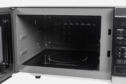 NCE 23L Flatbed Microwave 900W Silver Black