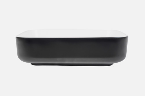 NCE Ceramic Basin Black & White 500mm x 385mm x 130mm