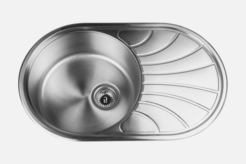 NCE Round Sink 700mm Centre Drain