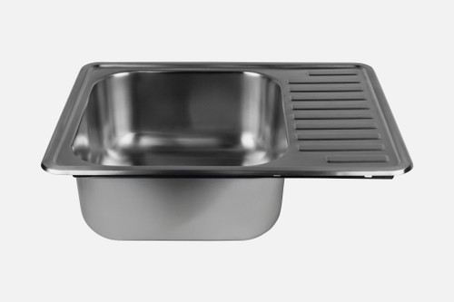 NCE Square Sink With Drainer 585x485x180mm