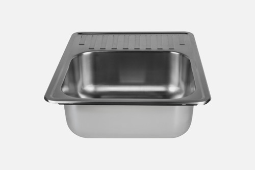 NCE Square Sink With Drainer 585x485x180mm