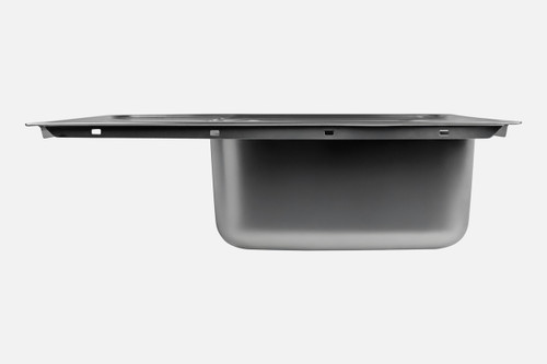 NCE Square Sink With Drainer 605x440x180mm