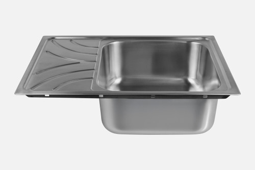 NCE Square Sink With Drainer 605x440x180mm