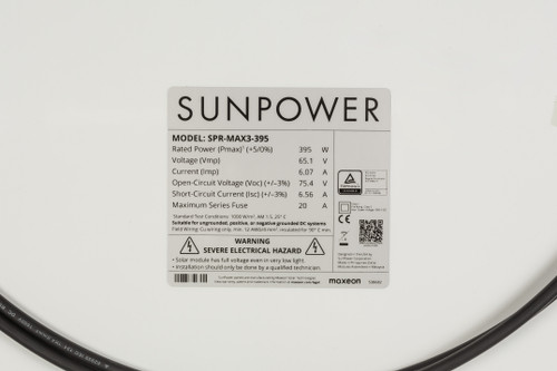 SUNPOWER 395W Solar Panel
