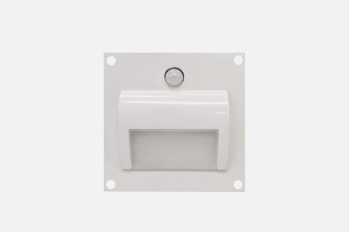 NCE 12V LED Step Light with PIR Sensor White
