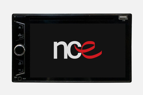 NCE 6.2" Double-DIN Bluetooth Stereo