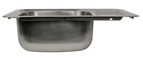 NCE Stainless Steel Sink Rolled Edge 588x496x180mm