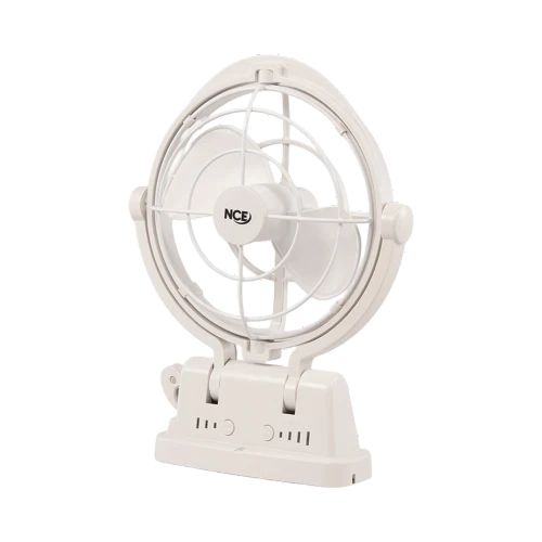 NCE 12/24V Gimbal Fan White