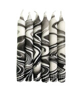 Burning Yin Yang Candles. The warm glow of these marbled candles creates a peaceful ambiance, perfect for meditation, yoga, or simply unwinding after a long day.
