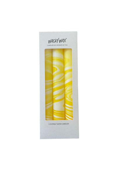 Rainbow Swirl - Sunshine Marbled Candles - Joy