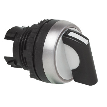 L21KA03 - Baco Controls - 22MM Black Handle Selector Switch LLC