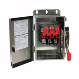 DH261UWKX | Eaton 30A/2P HD NON FUSIBLE SAFETY SWITCH 600V NEMA 4X STAINLESS