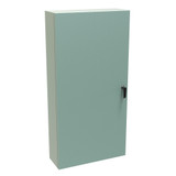 EN4SD48248GY Hammond Manufacturing 48in x 24in x 8in Mild Steel Enclosure with Hinged Cover and 3-Point Latching Handle