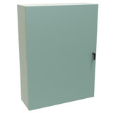 EN4SD483612GY Hammond Manufacturing 48in x 36in x 12in Type 4 Mild Steel Enclosure with Hinged Cover and Handle with 3-Point Latch