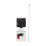EHMVD12B Eaton Black Universal Rotary Through-the-Door Handle Mechanism (Used with EG-Frame, Frame J-K, 12in shaft)