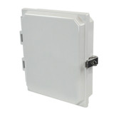 AMHMI108L | 10 x 8 x 1 HMI Cover Kit with hinged cover and snap latch