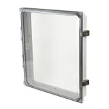 AMHMI164CCL | Allied Moulded Products 16 x 14 HMI Cover Kit with Hinged Clear Cover and Stainless-Steel Snap Latch