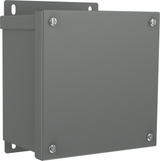 C3R24246ESCNK Hammond Manufacturing 24in x 24in x 6in Galvanized steel enclosure with 4-screw lift-off cover