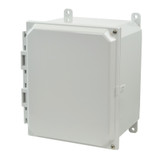 AMP1086H | Allied Moulded Products 10 x 8 x 6 Polycarbonate enclosure with 2-screw hinged cover