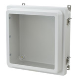 AM1224RTW - Twist Latch Hinged Raised Window Cover Enclosure