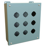 1435K | Mild Steel Enclosure (30.5mm, 9 holes)