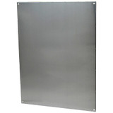 PLA206 | Allied Moulded Products Aluminum back panel for use with 20in x 16in enclosures