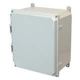 AMP1226 | Allied Moulded Products 12 x 12 x 6 Polycarbonate enclosure with 4-screw lift-off cover