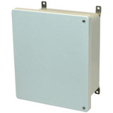 AM1648H Allied Moulded Products 16in x 14in x 8in Fiberglass Enclosure with 2-Screw Hinged Cover