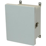 AM864T | Fiberglass enclosure with hinged cover and twist latch