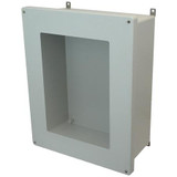 AM2068W | 20 x 16 x 8 Fiberglass enclosure with 4-screw lift-off window cover