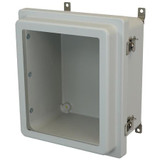 AM1426RTW | Fiberglass enclosure with raised hinged window cover and twist latch