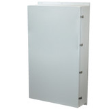 AM603612L | 60 x 36 x 12 Fiberglass enclosure with hinged cover and snap latch