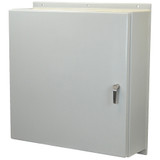 AM363612L3PT | Fiberglass enclosure with hinged cover and stainless-steel 3-point latching handle