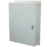 AM483616L3PT | Fiberglass enclosure with hinged cover and 3-point handle