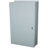 AM603612L3PT | 60 x 36 x 12 Fiberglass enclosure with hinged cover and 3-point handle
